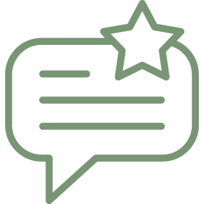 star in speech bubble